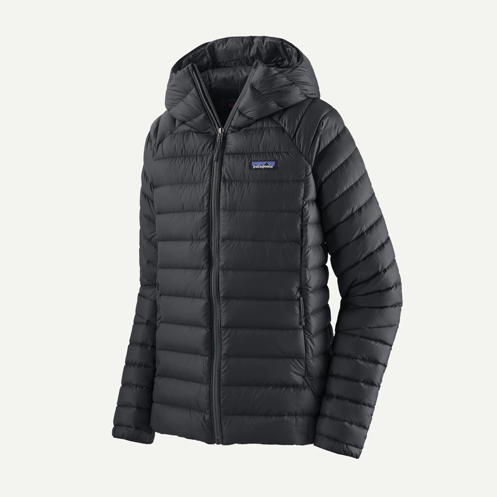 Patagonia Women's Black Hooded Puffer Jacket